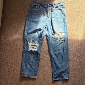 American Eagle Mom Distressed Jeans